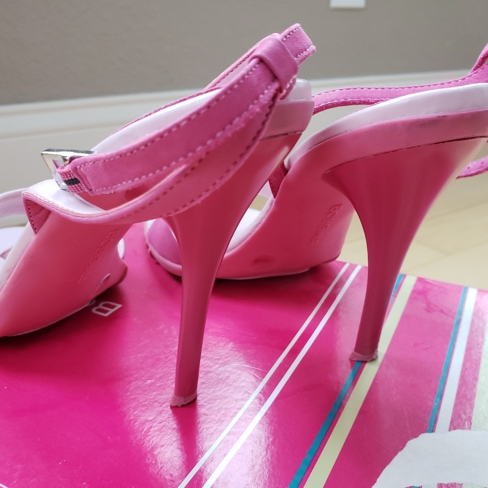BCBG Girls pink slingback sandals in sz 8 - Picture 4 of 4